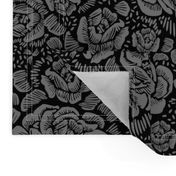 Rose remix small - black/grey