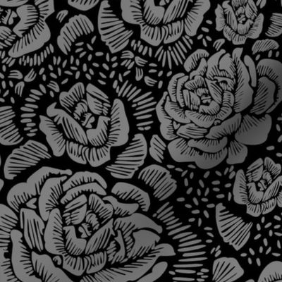 Rose remix small - black/grey