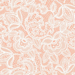 Blush Sprigs and Blooms Coordinate Lace 4