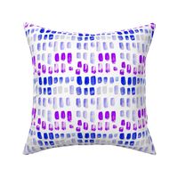 Blue + Purple Watercolor Mosaic // Small