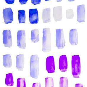 Blue + Purple Watercolor Mosaic