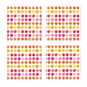 Warm Swatching Dots // Small