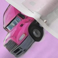 Pink truck 