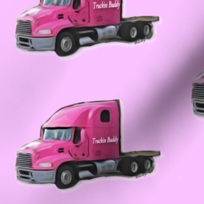 Pink truck 