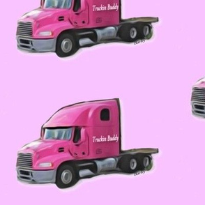 Pink truck 