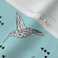 Geometric hummingbird // lake