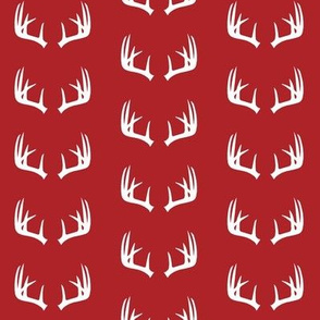 Antlers (small scale) // red - woodgrove