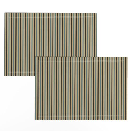 Brown and blue stripes