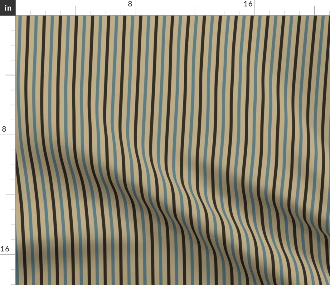 Brown and blue stripes