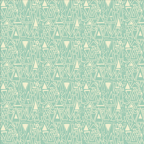 Chaotic Angles Teal by Deirdre J Designs