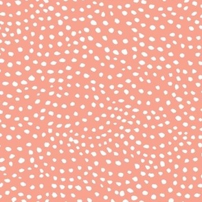 Coral Jubilee Coordinate Scalloping Dots 1
