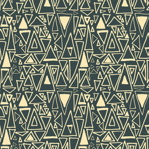 Chaotic Angles Slate by Deirdre J Designs