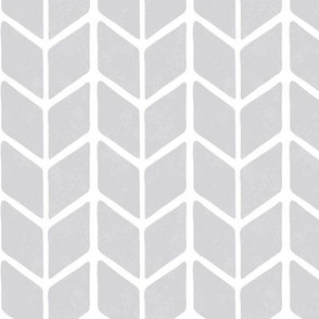 chevron book - soft gray