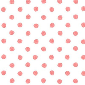 polka dot peach