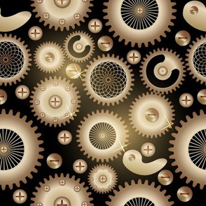 Steampunk pattern