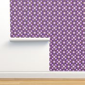 Daisy Square- purple-  large