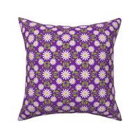 Daisy Square- purple-  large