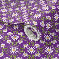 Daisy Square- purple-medium 