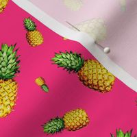 Pineapple Bright Pink - Small Print