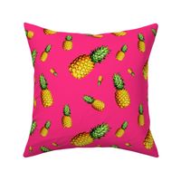 Pineapple Bright Pink - Large Print