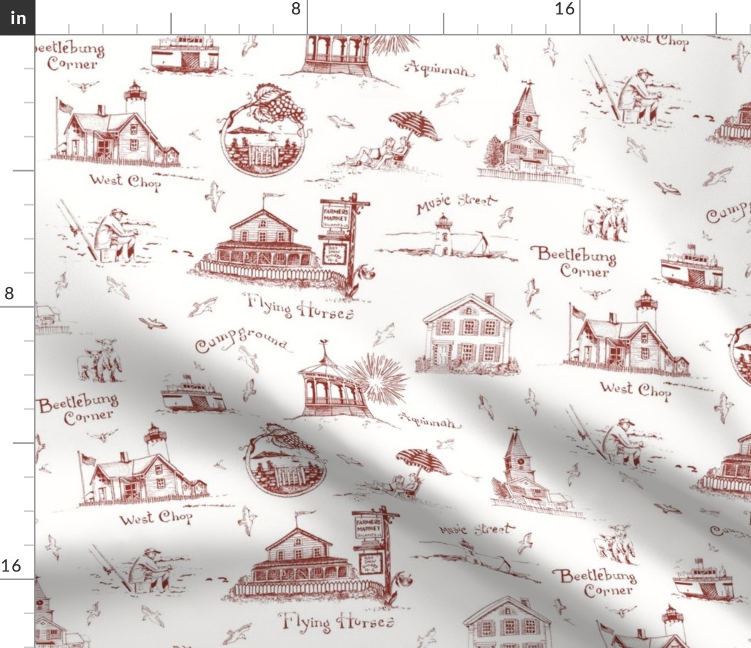 Martha's Vineyard Toile