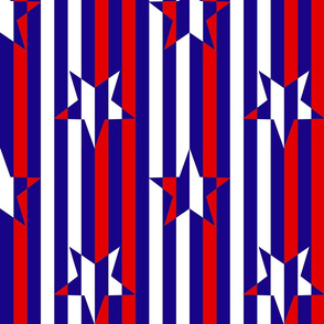 Red White Blue Stars and Stripes