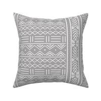 Light Grey African Mudcloth