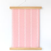 Blush linen stripe pink linen white stripe