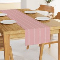 Blush linen stripe pink linen white stripe