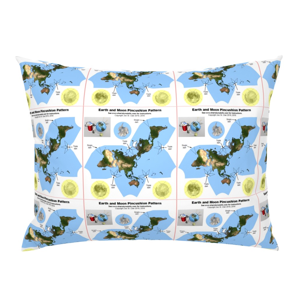 Earth and Moon Pincushion