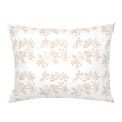 banksia floral - blush/white