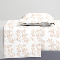 banksia floral - blush/white