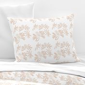 banksia floral - blush/white