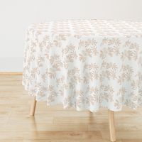 banksia floral - blush/white