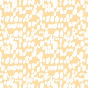 polka dot tangerine brush stroke spots 