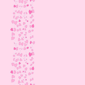 Chain of Hearts II in Pink