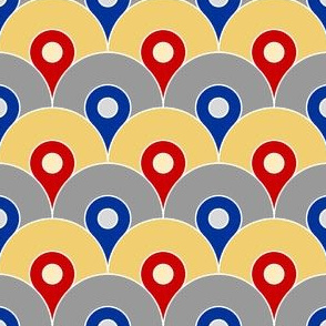 05190877 : map pins - you are here