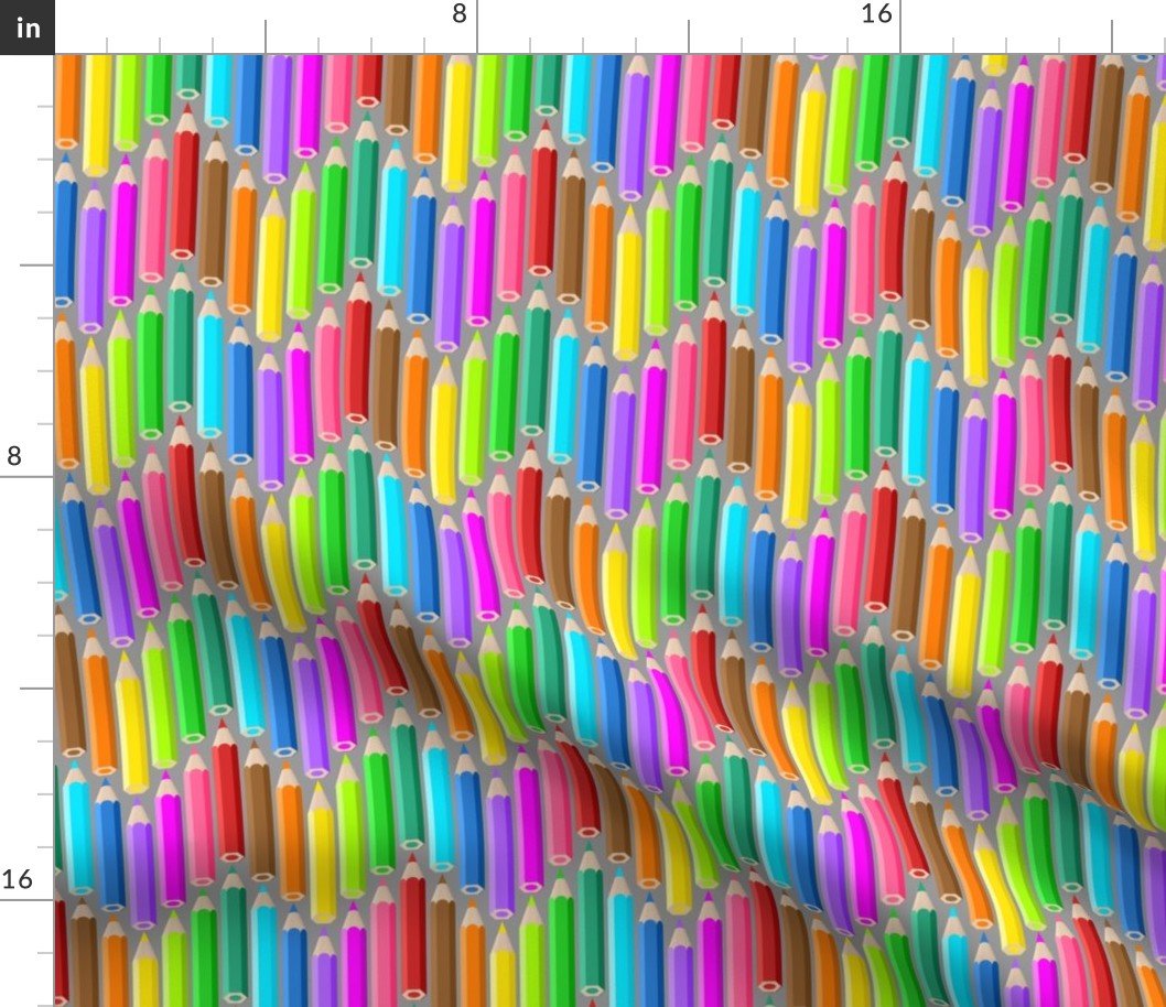 05190895 : coloured pencil zigzag