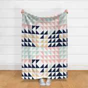 Triangle Quilt Top // Briar Woods