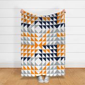 Triangle Quilt top // great outdoors