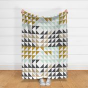 Triangle Quilt Top // Woodland Collection
