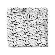Abstract marble black and white scandinavian style design spots and dots gender neutral
