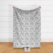 Abstract marble black and white scandinavian style design spots and dots gender neutral