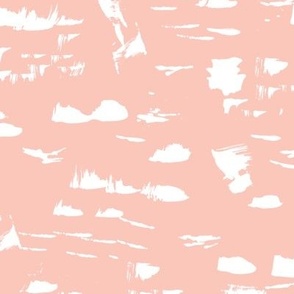Messy paint marble spots and dots abstract marble paint in blush peach pink