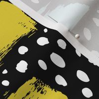 Strokes dots cross and spots raw abstract brush strokes memphis scandinavian style multi color