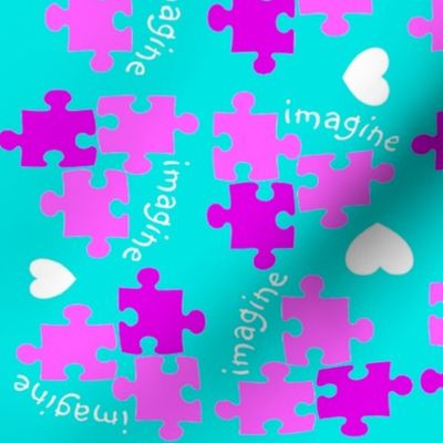 Autism Awareness Pink and Blue