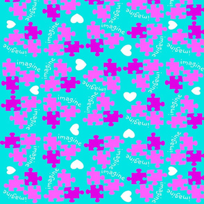 Autism Awareness Pink and Blue