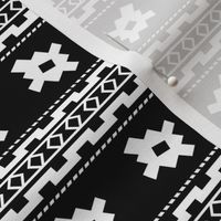 Aztec >> Tribal Mod Geometric Trendy Baby Kids >> Black and White