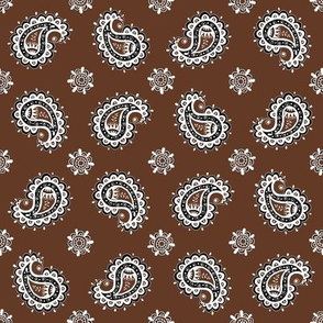 bandana paisley coffee 633a26