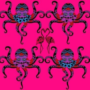 Octopus and Flamingo PINK